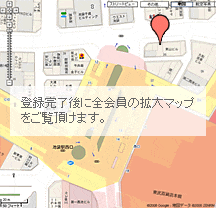 会員登録後にりさちん☆さんの現在地マップをご覧頂けます。